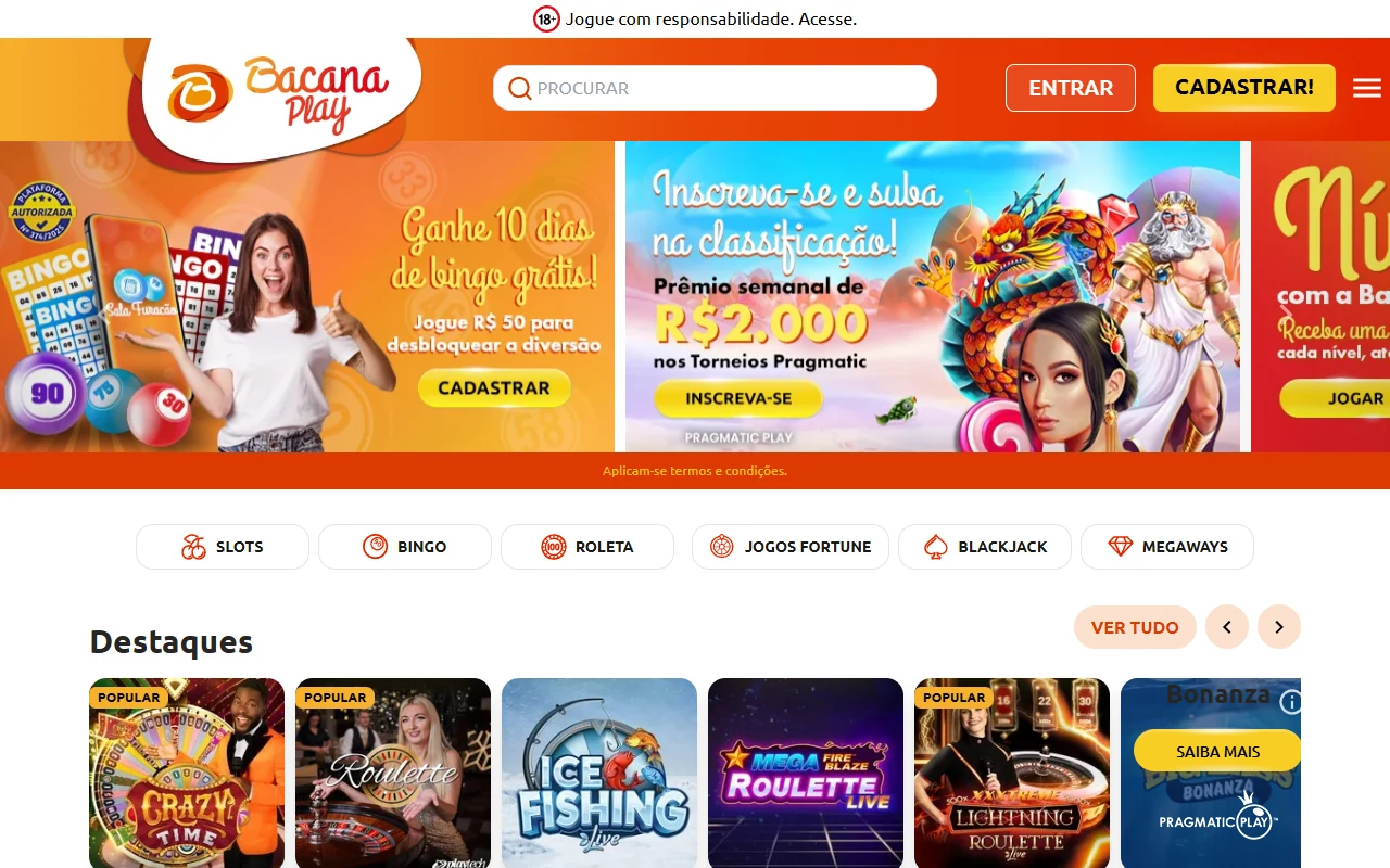 BacanaPlay Portugal screenshot