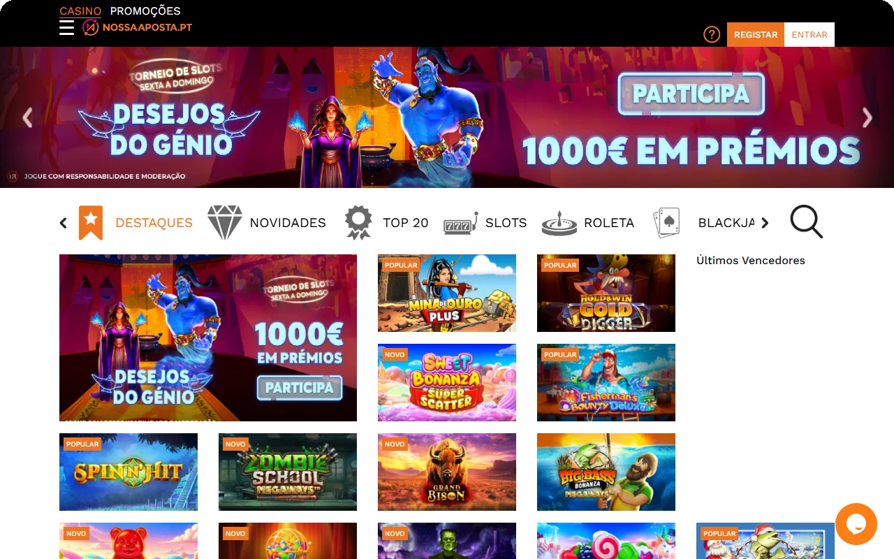 Nossa Aposta casa de apostas em Portugal
