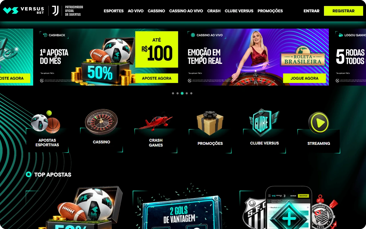 VERSUSbet Portugal screenshot